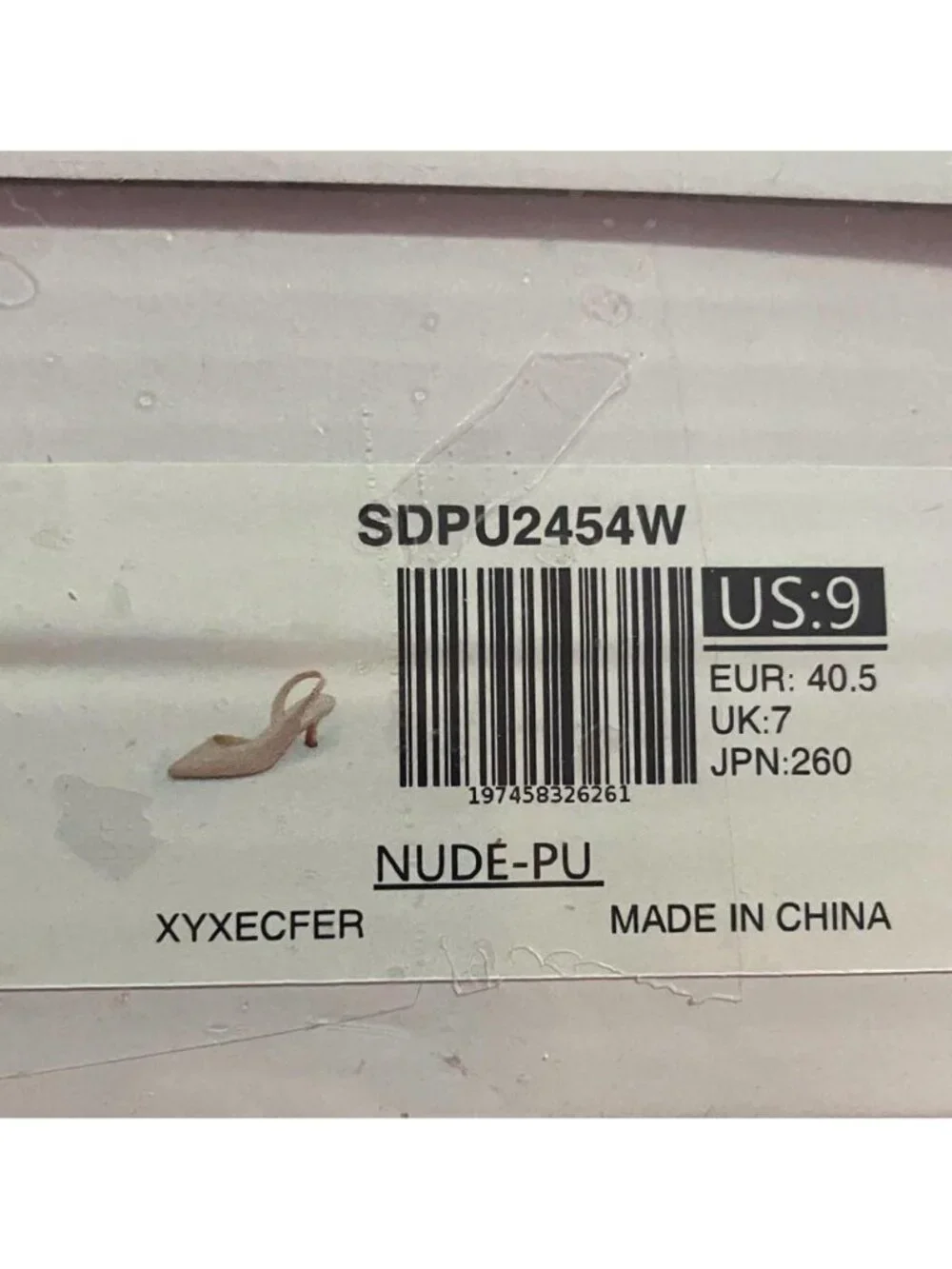 Dream Pairs | Women's Pumps Slingback Sandals Pumps | Size 9 | Sealed